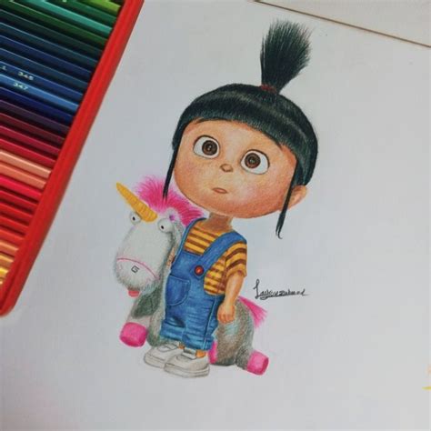 Unicorn Drawing, Unicorn Art, Cartoon Art, Minions, Despicable, Creepy ...