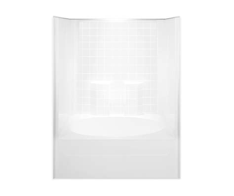 G Ts Tile X Centurystone Alcove One Piece Tub Shower With