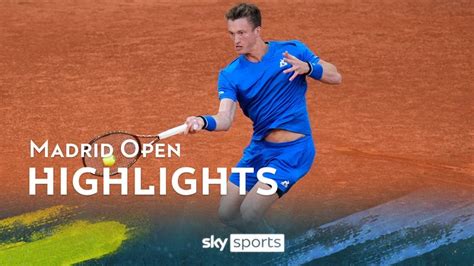 Daniil Medvedev vs Jiri Lehecka | Madrid Open highlights | Video | Watch TV Show | Sky Sports