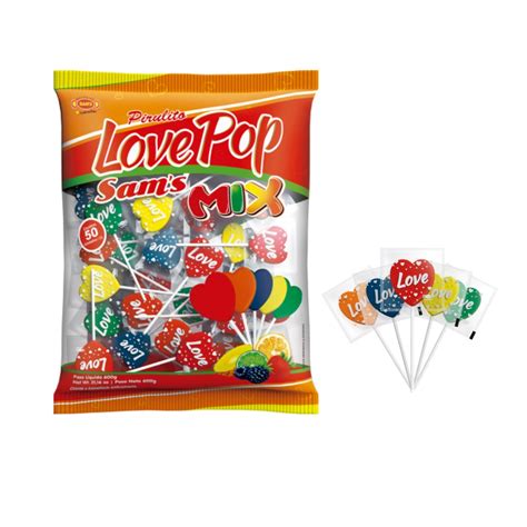 Pirulito Festa Love Pop Mix Cora O C G Sams Simas Shopee Brasil