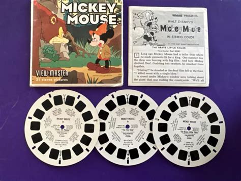 Viewmaster Walt Disneys Mickey Mouse Booklet B Reel View