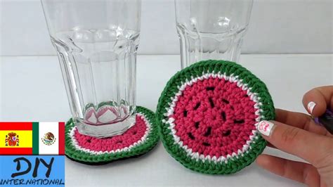 Tutorial Posavasos F Cil A Crochet Posavasos Con Dise O De Sand A