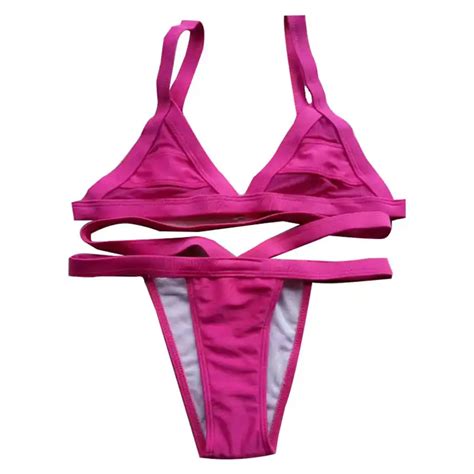 Bikinis Set Micro Bikini Transparent String Tanga Sexy Hot Swimwear Women 2018 Mesh Top Bathing