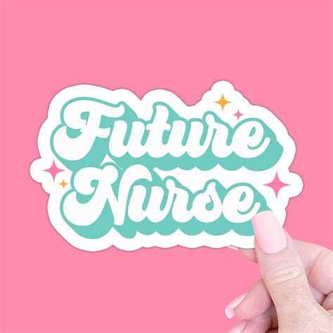 Future Nurse Sticker T Nursing Student Laptop Sticker Etsy