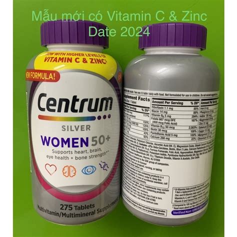 Centrum Silver Women 50 Tablets 275 Capsules Shopee Singapore