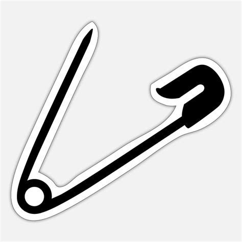 Safety Pins Stickers | Unique Designs | Spreadshirt
