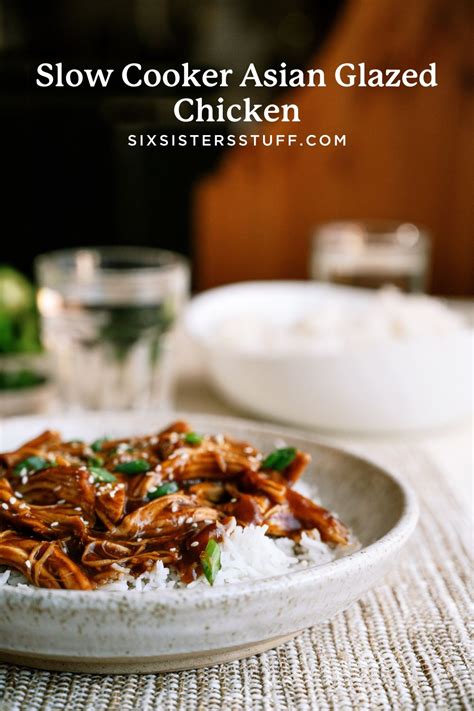 Slow Cooker Asian Glazed Chicken Recipe