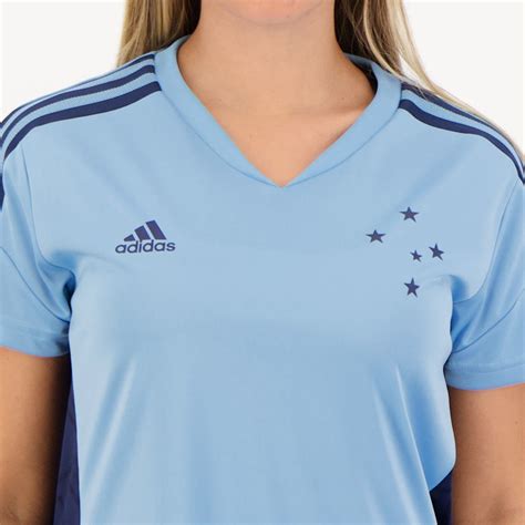 Camisa Adidas Cruzeiro Treino 2022 Feminina Azul FutFanatics