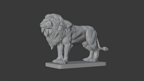 Stl File Lion 🦁・template To Download And 3d Print・cults