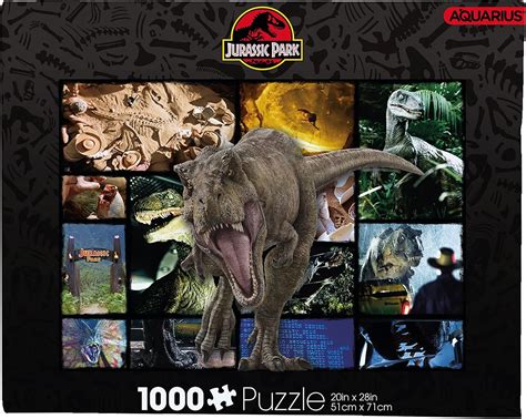 Aquarius Jurassic World Collage Puzzle 1000 Piece Jigsaw Puzzle Officially