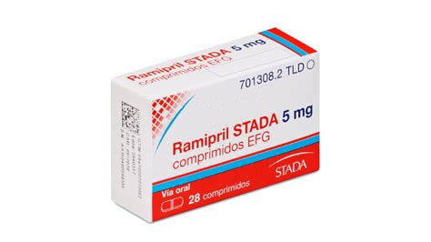 Ramipril Stada Efg Mg Comprimidos Blister Pa Al Pvc Al