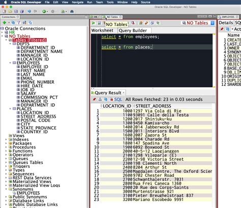 Oracle Sql Show All Tables In Schema Elcho Table