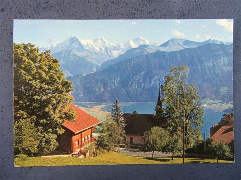 Ak Beo Beatenberg Kirche Alpen Panorama Kaufen Auf Ricardo