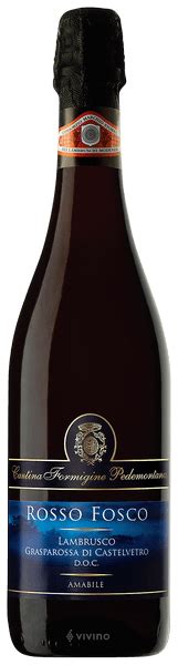 Formigine Pedemontana Rosso Fosco Lambrusco Grasparossa Di Castelvetro