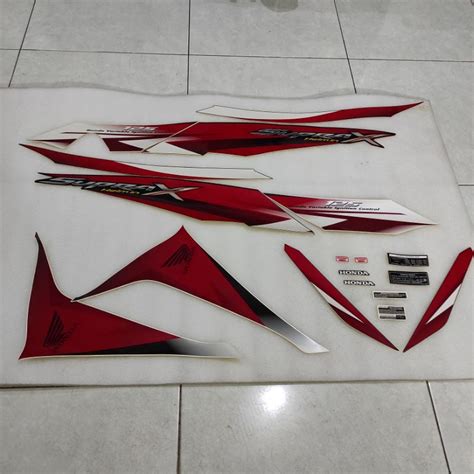 Jual Stiker Stripping Striping Decal Graphic Honda Supra X R Helm