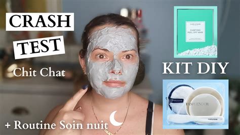 Crash Test Kit Outils Masque Peel Off Fasplendor Routine Soin