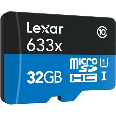 Memoria Lexar Micro Sd Xc 32gb C10 Uhs I 633x Gopro 4k Importaciones West