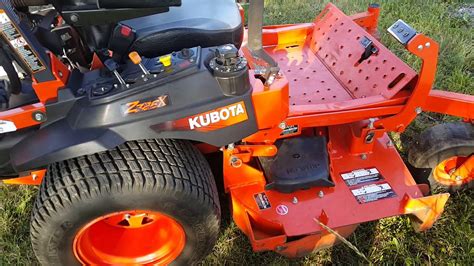 Kubota Z Lawn Mower Walkaround Kubota Zero Turn Review Youtube