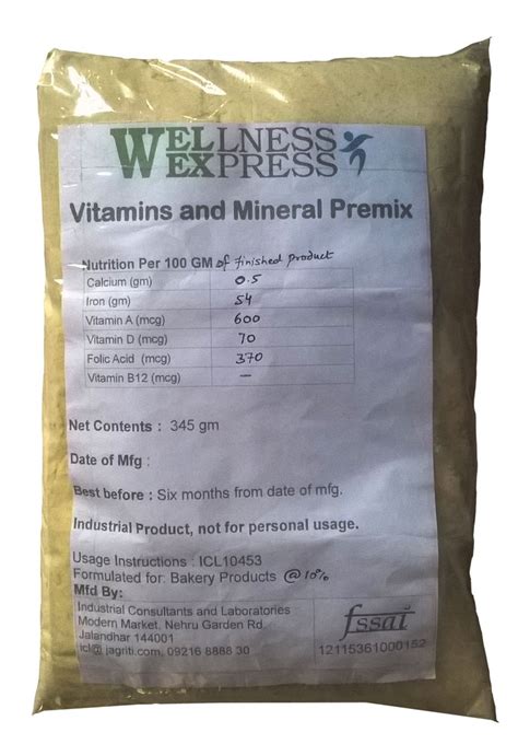 Vitamin And Nutrient Premix At Best Price In Jalandhar By Industrial