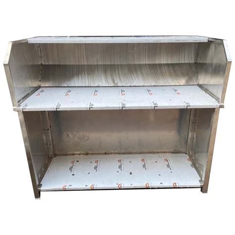 Stainless Steel SS Chat Display Counter For Street Food Stall At Rs