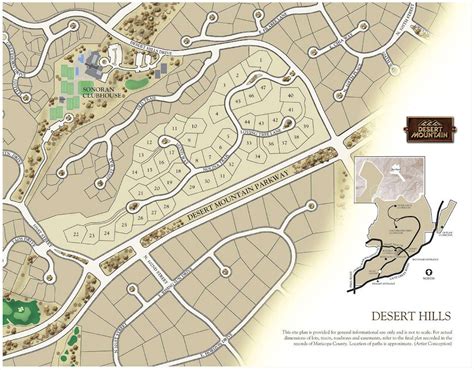 Desert Hills Map — Desert Mountain Homes