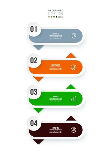 Infographic template business concept with workflow. 11862101 Vector ...