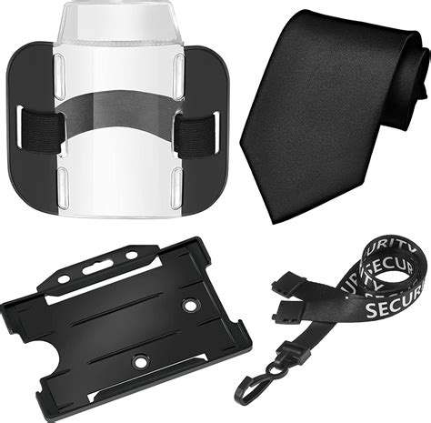 Idsia License Badge Holder Set Include 1 Arm Badge Holder 1 Black Clip