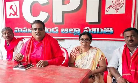 Warangal Cpi Faults Bjp Brs