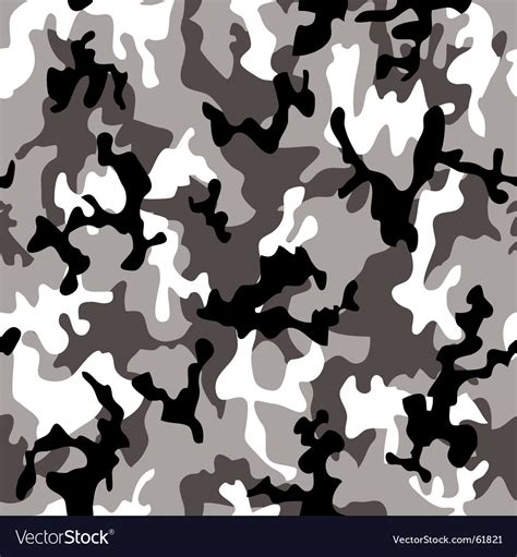 Camouflage Grey Royalty Free Vector Image VectorStock