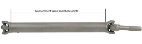 How To Measure A Driveshaft In The Garage With Carparts