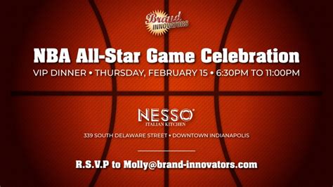 Brand Innovators On Linkedin Nba Allstar Allstargame Vip Vipdinner Indianapolis