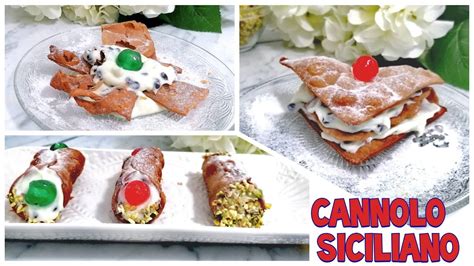 Cannoli Siciliani Ricetta Bimby La Vera Ricetta Originale Cannolo