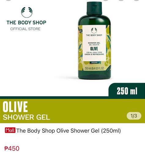 The Body Shop Olive Shower Gel Gel Douche Beauty Personal Care Bath