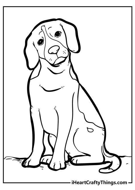 Dog Coloring Pages (100% Free Printables), 40% OFF