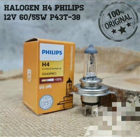 Philips H H V W Bohlam Lampu Halogen Philips H H V