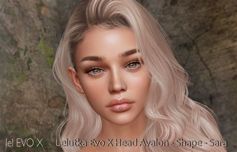 Second Life Marketplace Lelutka Evo X Head Avalon Shape Sara