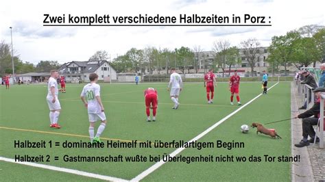 Fussball Landesliga SpVg Porz Vs FSV Neunkirchen Seelscheid YouTube