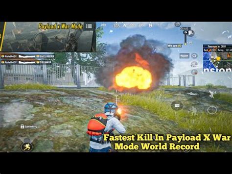 Fastes Kills In New Payload X War Mode Pubg Mobile YouTube