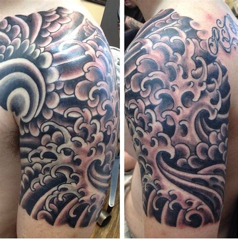 Japanese Finger Waves Tattoo - Christoper