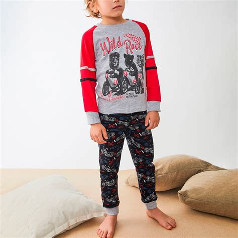 Pijama Infantil Manga Larga Algod N Tobogan