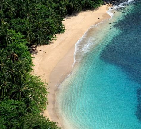 Sao Tome and Principe, Principe island, Banana beach, clear water | Reisen