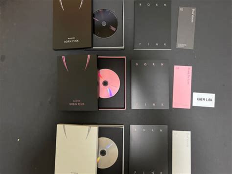 Blackpink 2nd Album Born Pink Box Set All Version Unsealed Ebay