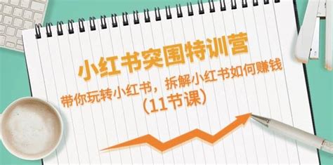 悟饭学社 小红书突围特训营，带你玩转小红书，拆解小红书如何赚钱（11节课）