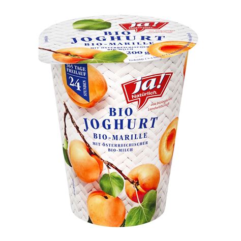 Ja Natürlich Marille Fruchtjoghurt BILLA Online Shop