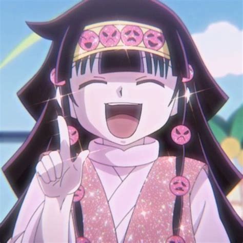 Alluka X Zoldyck Retroedit Glitter Alluka Killua Hxh Hunterhunter