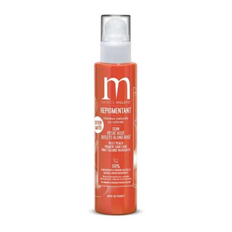 Mulato Soin Repigmentant Cheveux Naturels Ou Colorés Pêche Rosé 200ml