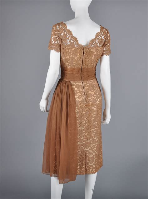 Vintage 1950s Lace Cocktail Dress Norman Original M Sold On Ruby Lane