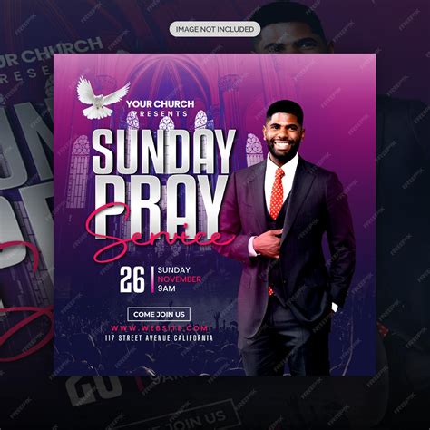 Premium Psd Psd Church Conference Flyer Social Media Post And Instagram Web Banner