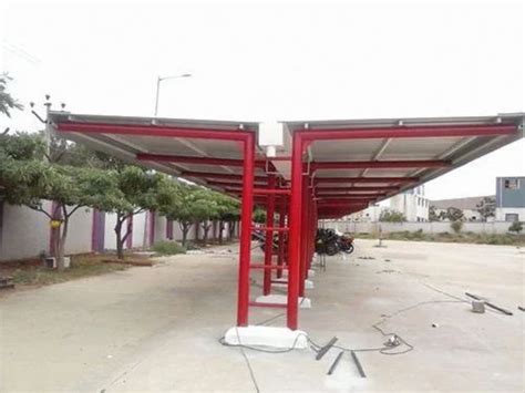 Steel Prefabricated Car Parking Shed Thickness Mm At Rs Sq Ft