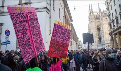 Corteo No Green Pass A Milano 8 Dago Fotogallery